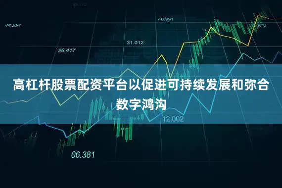 高杠杆股票配资平台以促进可持续发展和弥合数字鸿沟
